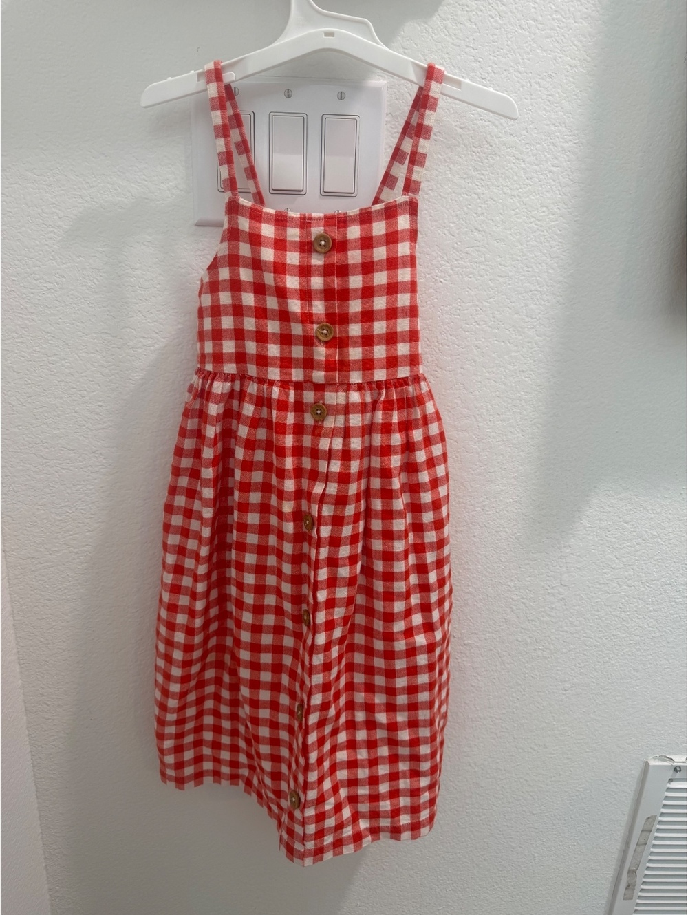 Hanna Andersson Red and white picnic dress